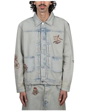Drole de Monsieur Denim Jackets - Grey