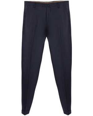 BRIGLIA Broeken ,Blauw ,Wol Pantalon Van Scheerwol