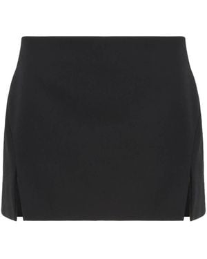 Givenchy Rokken ,Zwart ,Wol Sliced Mini Rok