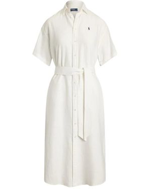 Polo Ralph Lauren Shirt Dresses - Bianco