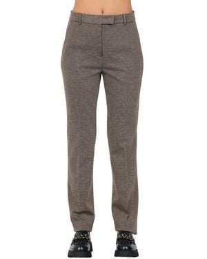 Max Mara Straight Trousers - Gris
