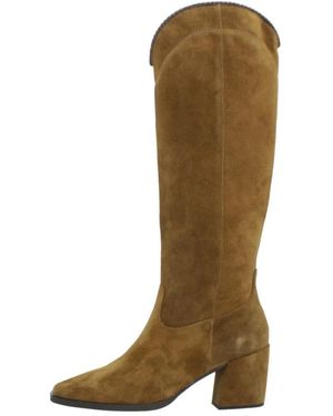 Wonders Cowboy Boots - Marrón