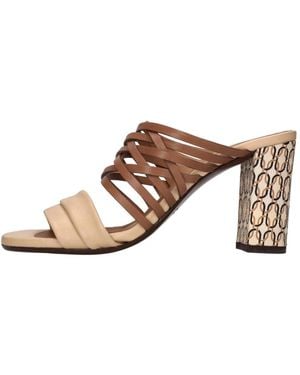 Chie Mihara Heeled Mules - Bruin