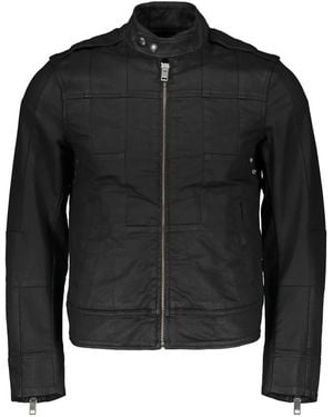 DIESEL Light Jackets - Black