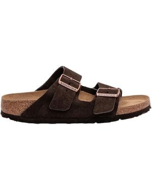 Birkenstock Sliders - Marrone