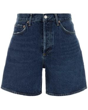 Agolde Denim Shorts - Azul