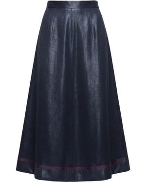 Maison Margiela Midi Skirts - Bleu
