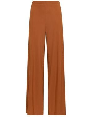 Maliparmi Broeken ,Bruin ,Soft Jersey Broek
