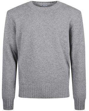 Doppiaa Aappio Rundhals-Pullover - Grau