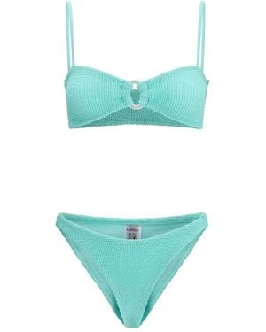 Hunza G Misty Cut-Out Bikini Swimsuit - Grün