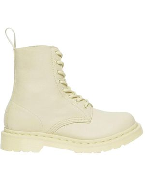 Dr. Martens Schoenen ,Leer Casual Leren Enkellaarzen - Naturel