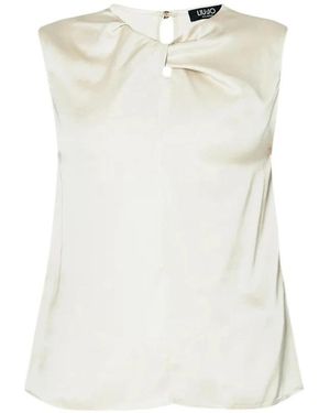 Liu Jo Sleeveless Tops - White