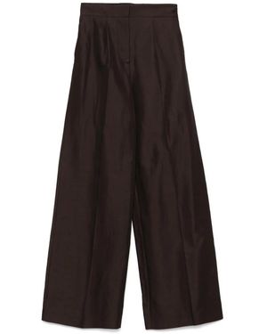 JOSEPH Straight Trousers - Black