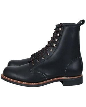 Red Wing Lace-Up Boots - Black