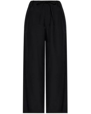 Y-3 Broeken ,Zwart ,Nylon Straight Leg Pants