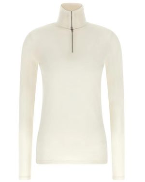 Jil Sander Lange Mouwen Coltrui - Wit