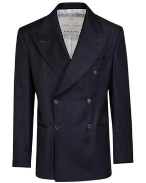 Giuliva Heritage Dubbelrijige Blazer Met 6 Knopen - Blauw