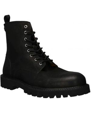 Salamander Lace-Up Boots - Nero