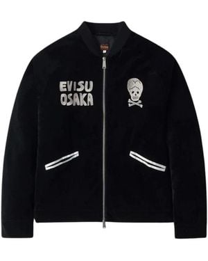 Evisu Light Jackets - Negro