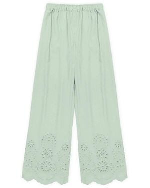 MC2 Saint Barth Wide Trousers - Verde