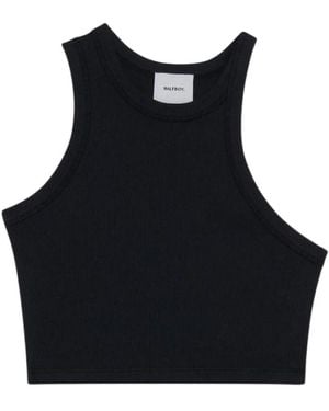 Halfboy Sleeveless Tops - Black