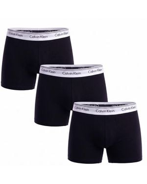 Calvin Klein Katoenen Stretch 3-Pack Boxer Brief - Blauw