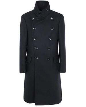 Tom Ford Double-Breasted Coats - Blue