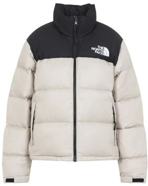 The North Face Fitness ,Grijs ,Leer 1996 Retro Nuptse Jacket