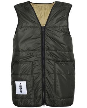 Mackintosh Jassen ,Groen ,Polyester Gewatteerd Mouwloos Vest - Grijs