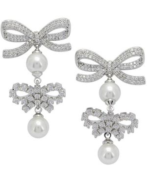 Self-Portrait Earrings - Metallic