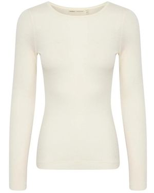 Inwear Fangiw T-Shirt Lange Mouw - Naturel