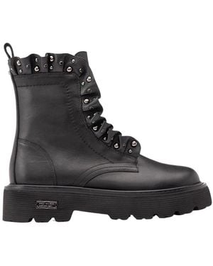Cult Lace-Up Boots - Negro