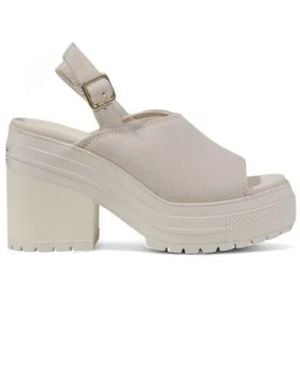 Converse High Heel Sandals - White
