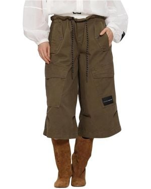 Haute L'Amitié Pull-On Cargobermuda's - Groen