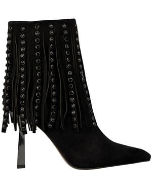 Alma En Pena. Cowboy & Biker Boots - Black