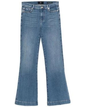7 For All Mankind Boot-Cut Jeans - Blue
