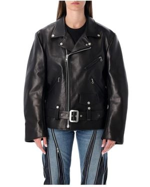 Junya Watanabe Leather Jackets - Black