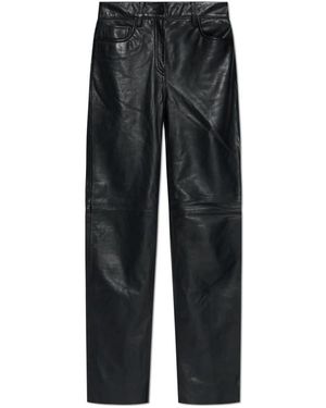 AllSaints Leather Trousers - Gris