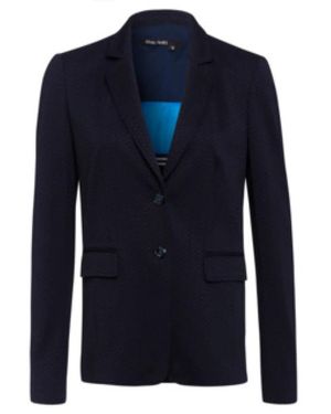 MARC AUREL Blauer Damen Blazer Mit Krawattenmuster