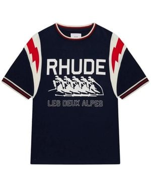 Rhude T-Shirts - Blue