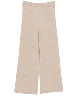 iBlues Broeken ,Wol Favilla Cropped Broek - Naturel