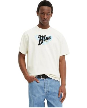 Bluemarble T-Shirt - Weiß