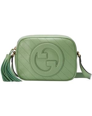 Gucci Gg Emblem Umhängetasche Medium - Grün