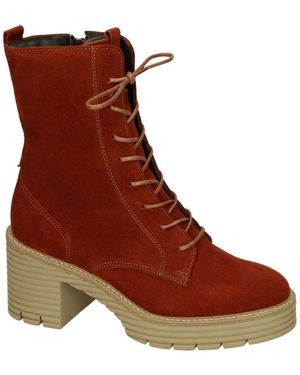 Softwaves Schoenen ,Bruin ,Leer Bota 8.88.11 Veterlaarsjes