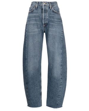 Agolde Tapered Leg Jeans - Blau