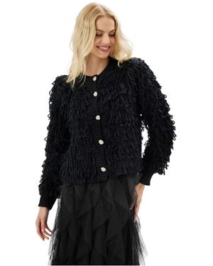 iN FRONT Cardigans - Negro