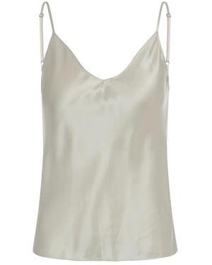 SABLYN Gloria Silk Top - Grau