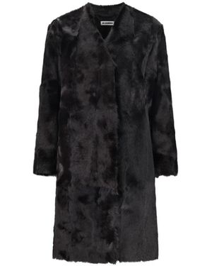 Jil Sander Jassen ,Zwart ,Coat 87 Lh