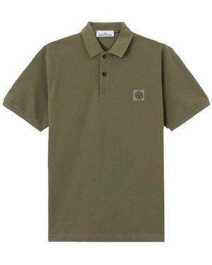Stone Island Polo Shirts - Green