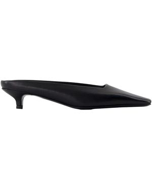 TOTEME Schoenen ,Zwart ,Leer Square Kitten Pumps